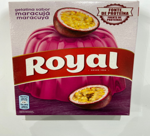 Gelatina de Maracujá / Passionfruit Gelatin ROYAL 111g (10 portions)