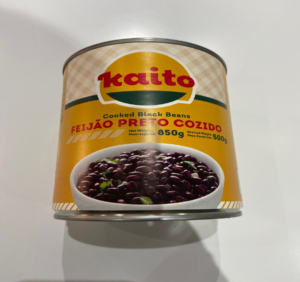 Feijão Preto Cozido / Cooked Black Beans KAITO 850g